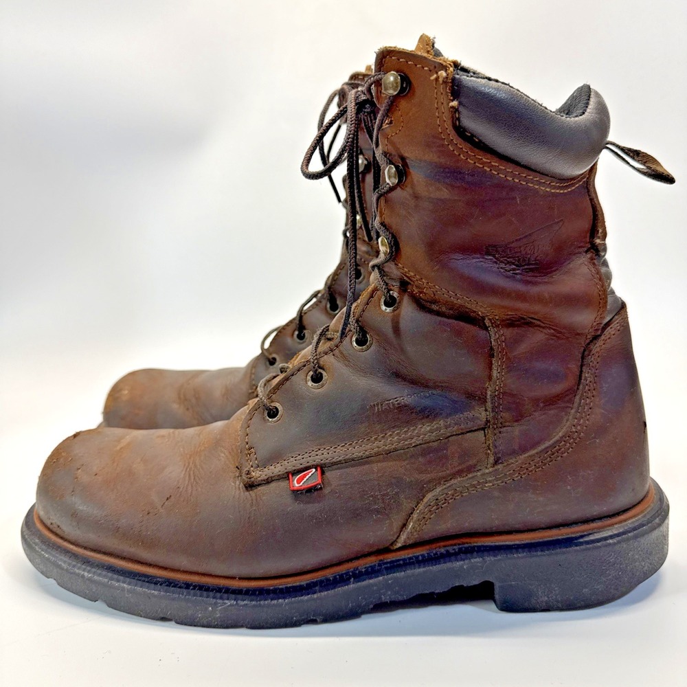Red Wing 400 Boots Mens Size 10.5 B Narrow Brown Soft Toe Waterproof